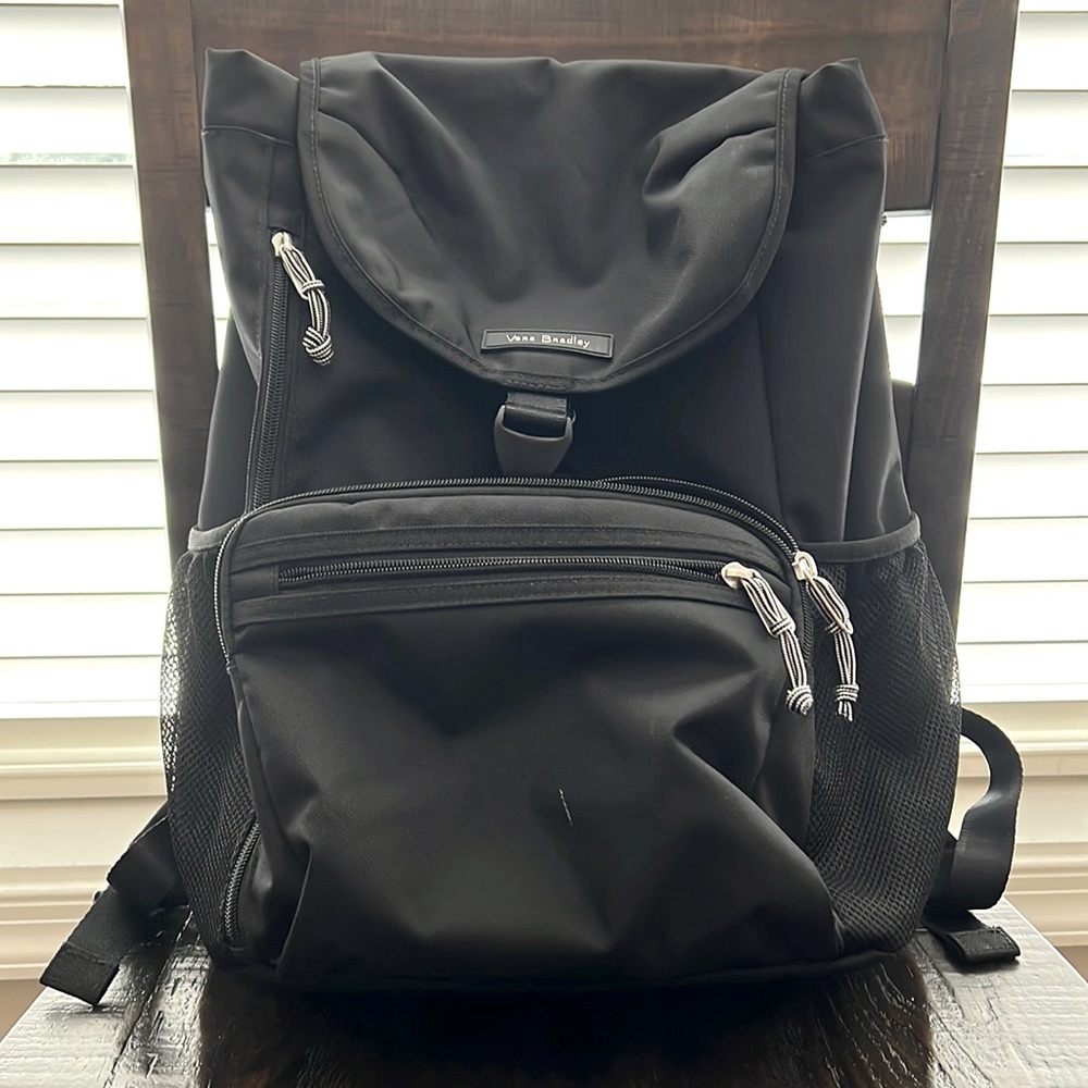 Vera Bradley black nylon backpack